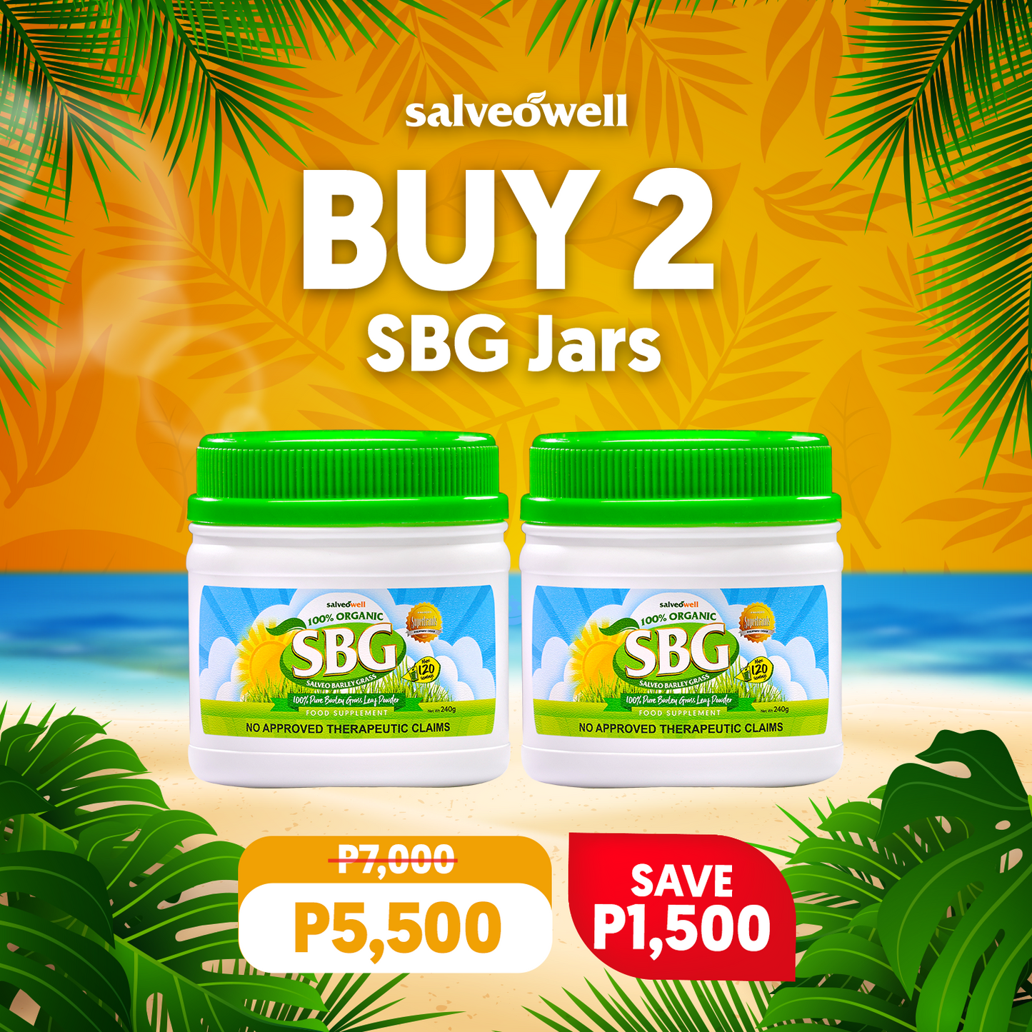 SBG in Jar Twin Pack Promo Save 1500